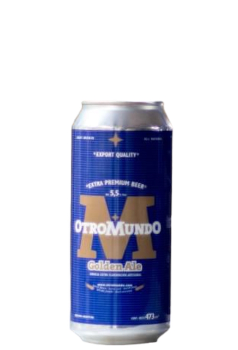 Pack X 6 latas Cerveza Otro Mundo Golden Ale 473 Ml