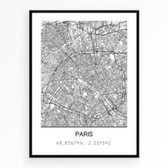 Mapa Paris