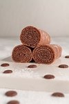 Mini Bolo de Rolo de Chocolate 4 Unidades