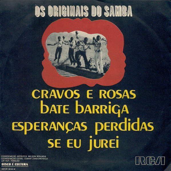 Compacto - Os Originais Do Samba ‎– Os Originais Do Samba