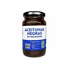 Aceitunas Negras en Salmuera Orgánicas - Terrasana - 250 gr.