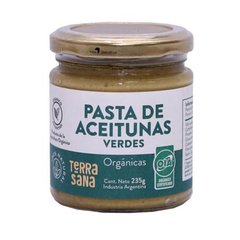Pastas de Aceitunas Verdes Orgánicas - Terrasana - 235 gr.