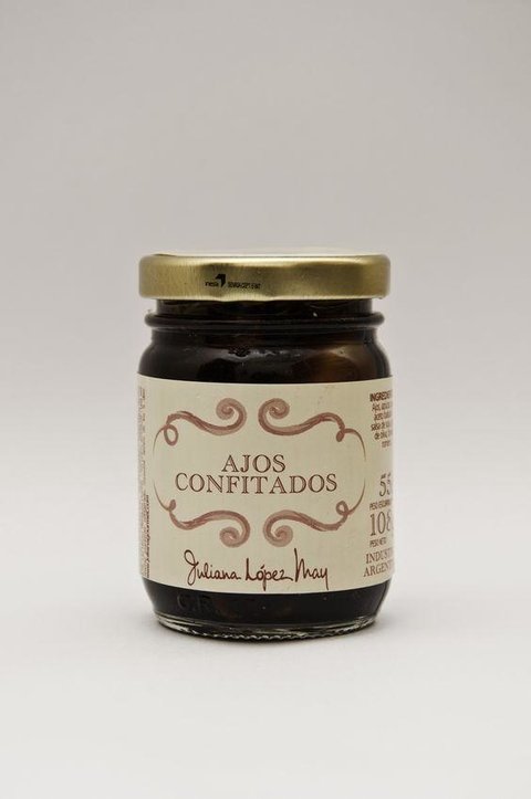 Ajos Confitados - Juliana López May - 108 gr.