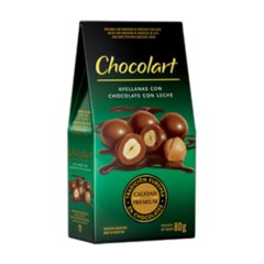 Avellanas con Chocolate Semi Amargo - Chocolart- 80 gr. - comprar online