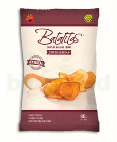 Chips de Batatas Fritas con Sal Marina - Nuestros Sabores - 80 gr. - comprar online