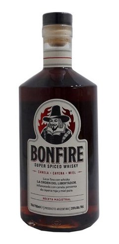 Bonfire Licor de Whisky - Free Spirits - 750 ml.