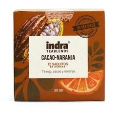 Té Cacao Naranja - Indra - 15 saquitos.