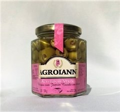 Aceitunas rellenas con Jamón Cocido - Agroianni - 330 gr.