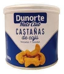 Castañas de Cajú Tostadas y Saladas- Dunorte - 100 gr.