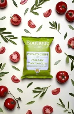 Italian Tomato & Olive - Boutique Chips - 65 gr.