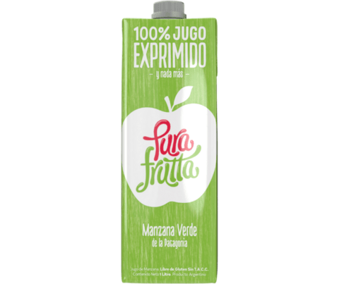 Jugo de Manzana Verde - Pura Frutta - 1 lt.