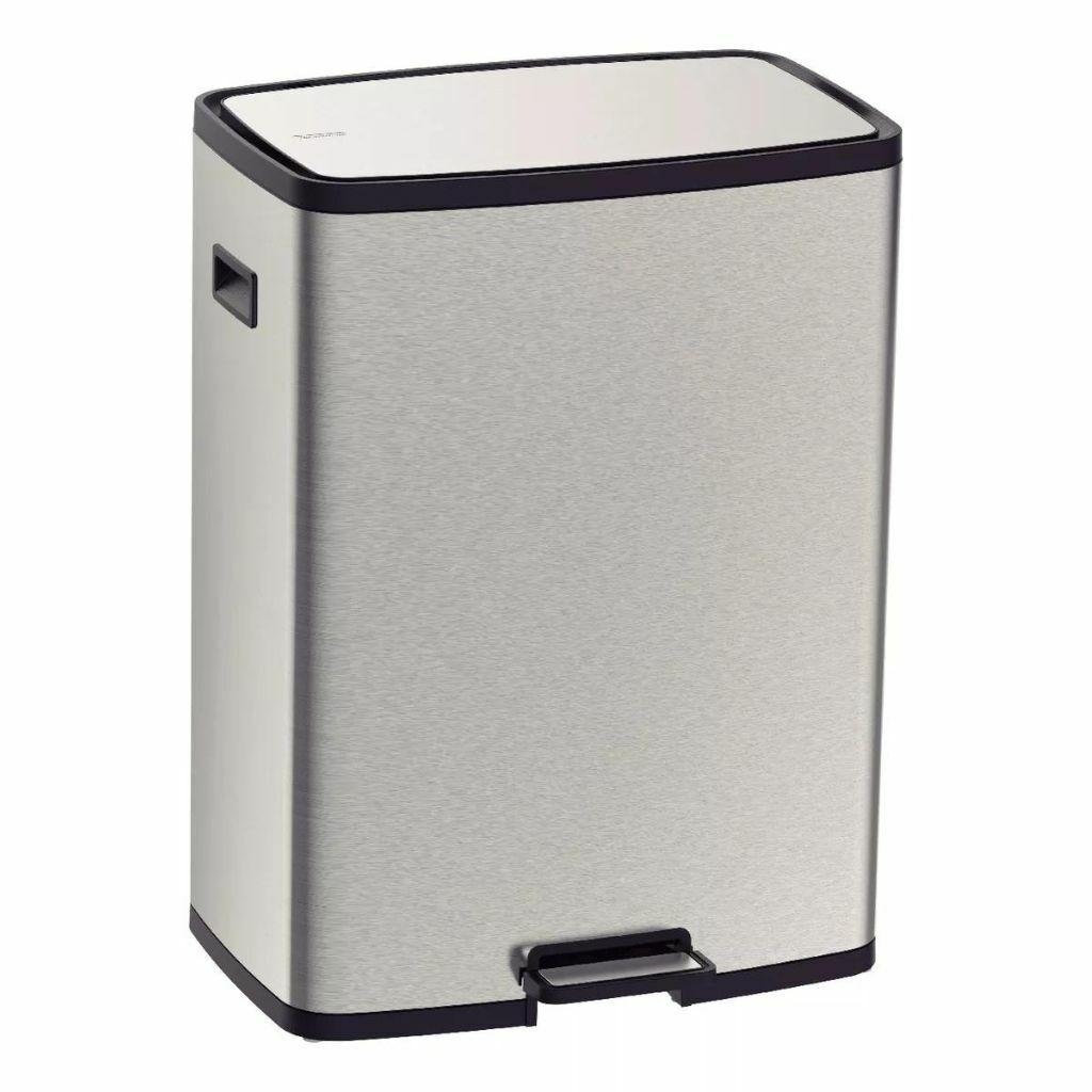 Cesto Tacho Basura Acero Inox Tramontina Pedal 45 Litros Octos 94544 445
