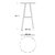 Mesa Redonda de Madera de 65 cm de Diametro Tramontina Blanca Rustica 91454/117 - comprar online