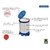 Tacho de Basura de Acero Inoxidable Tramontina Con Pedal 5 Litros Traslucido Azul 94538/804 - tienda online