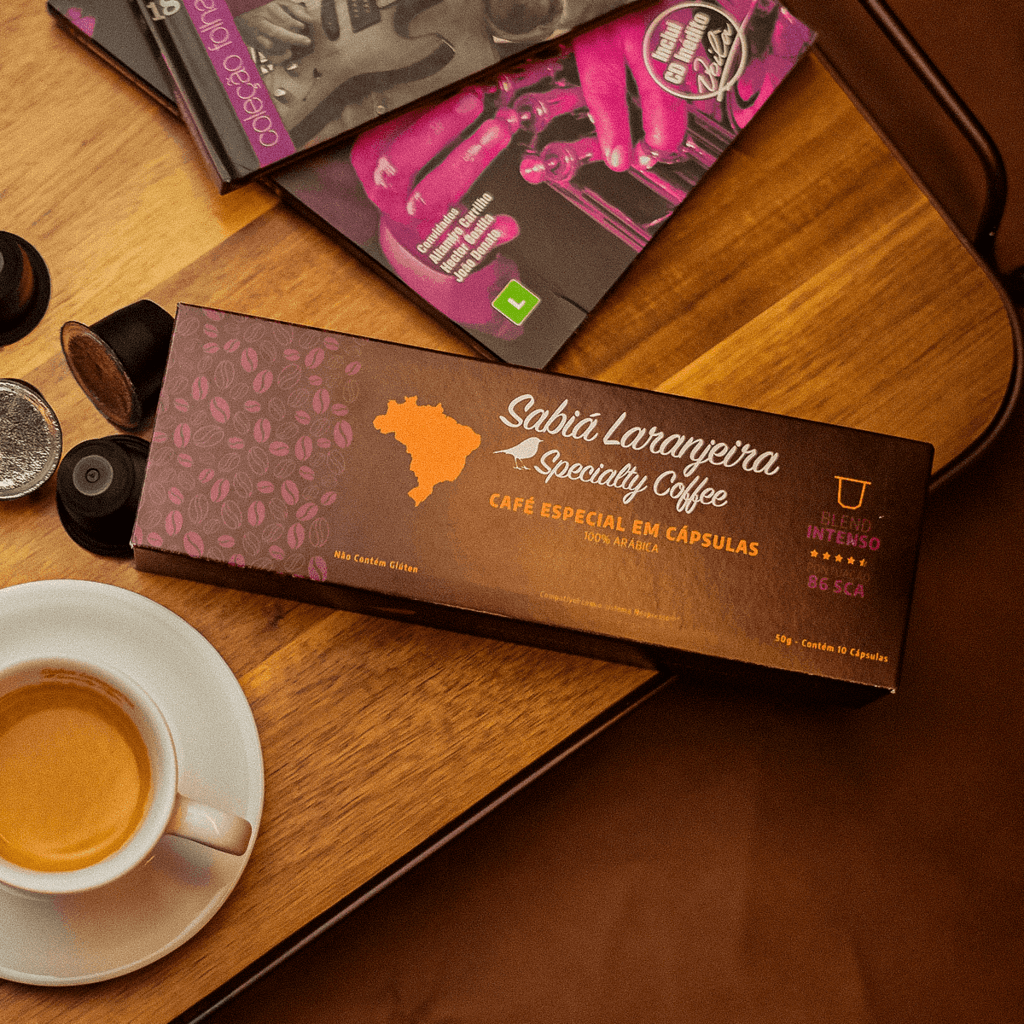 C psulas Especial Sabi Laranjeira Intenso Compat vel Nespresso