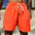 Short Masculino Laranja Flúor Dox Refletivo