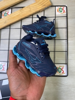 Tênis mizuno Baby Azul c/ Azul bebê - Gold Kids