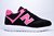 Zapatillas Fedele Urbano Negro con Fucsia