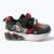 Footy Zapatillas con Luz River Negro-Rojo