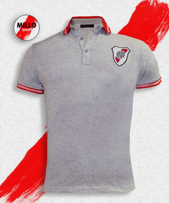 Chomba Clásica Escudo Gris RP231207 - comprar online