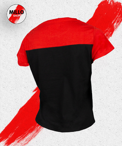 Remera Escudo River Plate negra dama (RP231496) - comprar online