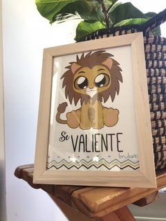 Cuadro dormitorio "Valentía" - comprar online