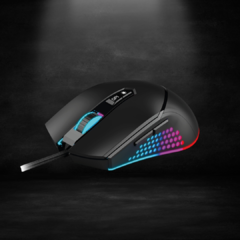 Mouse De Juego Gamer Huracan Melon 10000 Dpi Iluminacion Rgb