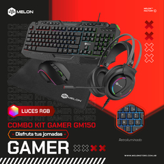 Combo Kit Gamer GM150 Led Teclado Auricular Mouse Pad - comprar online