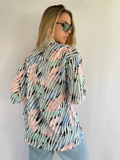 Kimono de Fibrana Estampada - Pacca Indumentaria