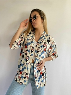 Kimono de Fibrana Estampada - tienda online