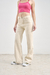 Jean Wide leg beige elastizado Cenitho - comprar online