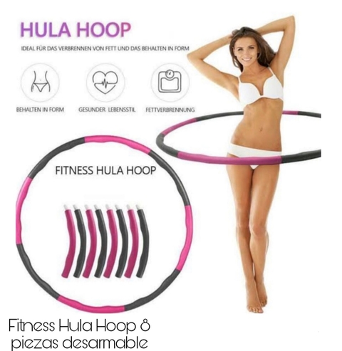 Hula hoop desarmable fitness para reducir cintura