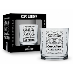 COPO VIDRO WHISKY AMIGO 2323 - BRASFOOT