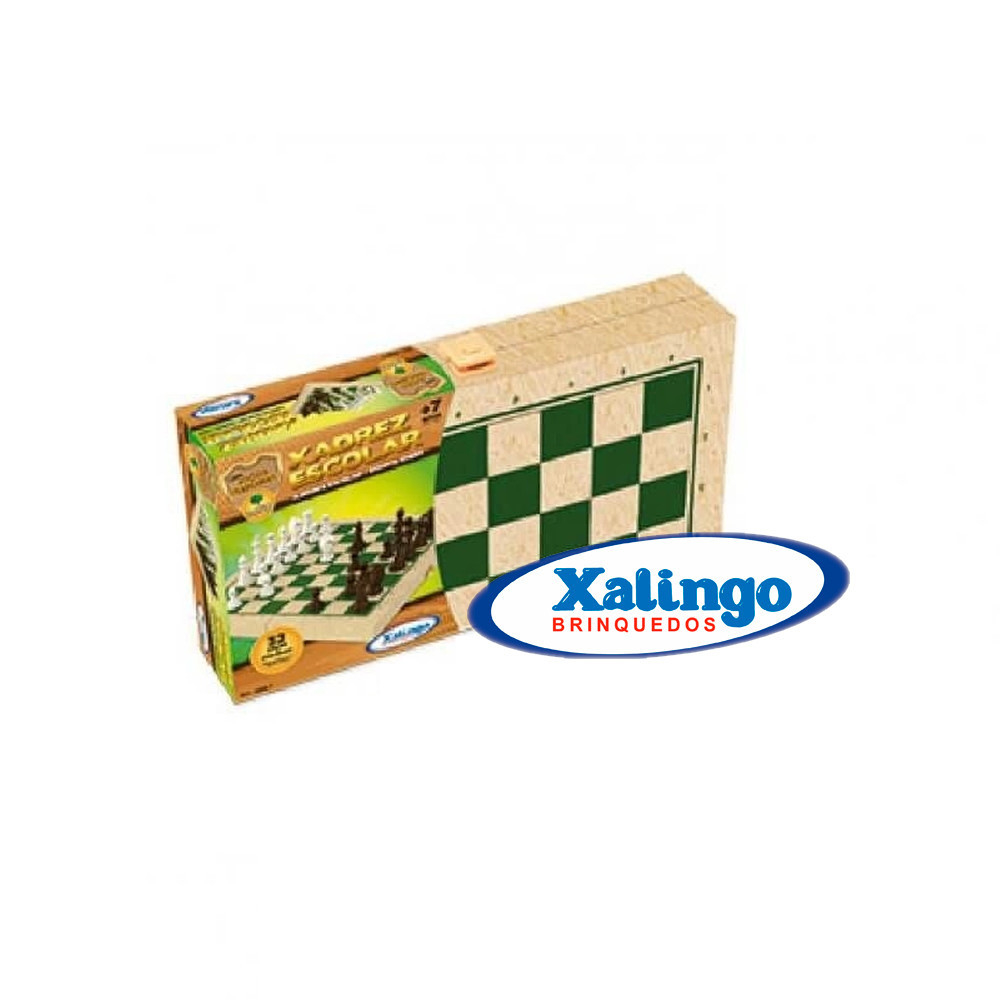 Jogo Xadrez Escolar Xalingo - Compre Agora