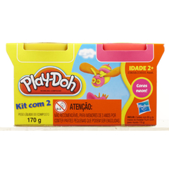 PLAY-DOH 2 POTES CORES SORTIDAS na internet