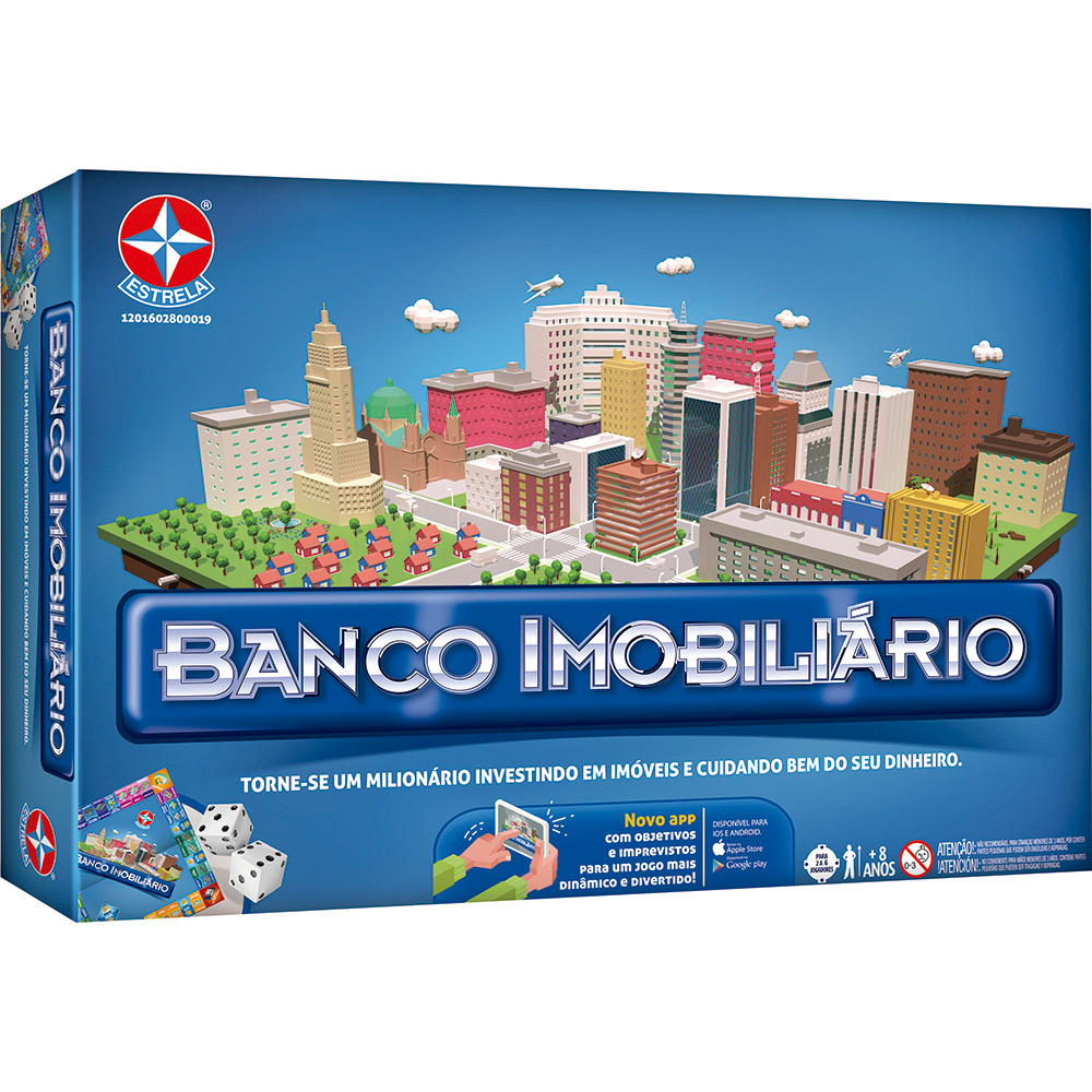 Jogo Banco Imobiliário Anos 80 e 90