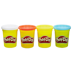 PLAY-DOH 4 POTES CORES SORTIDAS - comprar online