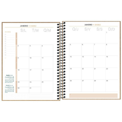 AGENDA PLANNER ESPIRAL KRAFT M7- TILIBRA