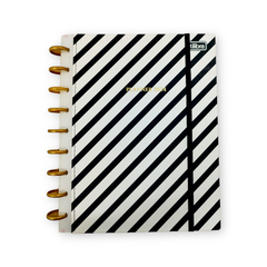 PLANNER TILIDISCO WEST VILLAGE 2024 PRETO E BRANCO - TILIBRA