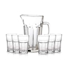 CONJUNTO ALLURE 7 PECAS COM JARRA DE 1,2L E 6 COPOS DE 310ML TRANSPARENTE - BON GOURMET