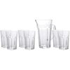 CONJUNTO ALLURE 7 PECAS COM JARRA DE 1,2L E 6 COPOS DE 310ML TRANSPARENTE - BON GOURMET - comprar online