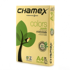 PAPEL SULFITE A4 500FLS COLORS AMARELO - CHAMEX - comprar online