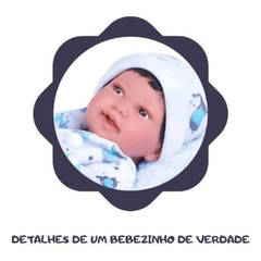 BONECO ANNY DOLL BABY REBORN MENINO C/ CABELO - COTIPLÁS na internet