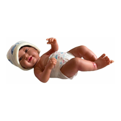 BONECO ANNY DOLL BABY REBORN MENINO C/ CABELO - COTIPLÁS - Mei-Mei Papelaria - Sempre Presente com Você