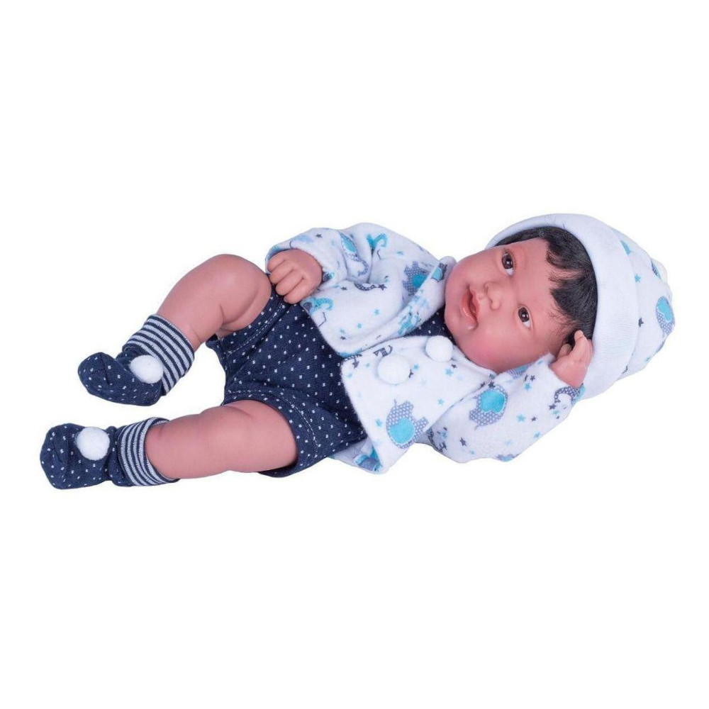 Boneco Bebê Reborn Anny Doll Menino Realista Vinil Macio Top