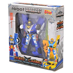 COLEÇÃO ROBOT WARRIORS ROBÔ X CARRO BUGATTI - ZOOP TOYS