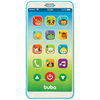 CELULAR INFANTIL EDUCATIVO BABY PHONE AZUL COM SOM - BUBA