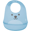 BABADOR DE SILICONE COM PEGA MIGALHAS GUMY AZUL - BUBA