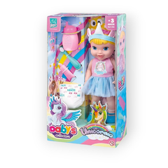 BONECA BABYS COLLECTION UNICORNIO - SUPER TOYS - comprar online