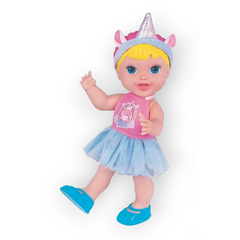 BONECA BABYS COLLECTION UNICORNIO - SUPER TOYS